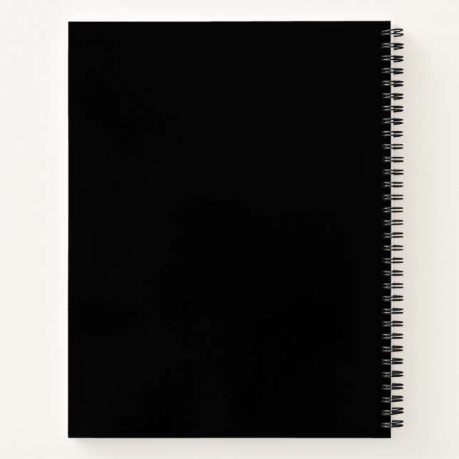 Cuaderno en espiral negro (Reverso)