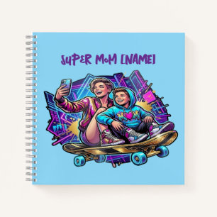 Cuaderno en espiral Neon Mamá e Hijo
