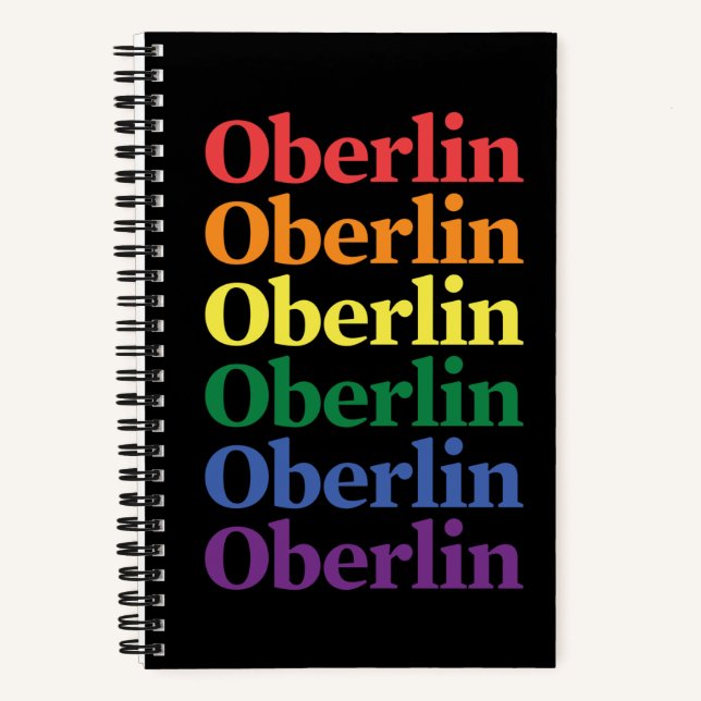 Cuaderno en espiral Oberlin Pride (Anverso)