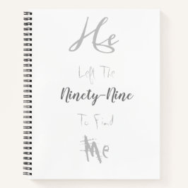 Cuaderno en espiral oveja perdida encontrada