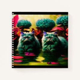 Cuaderno en espiral para amantes de los gatos