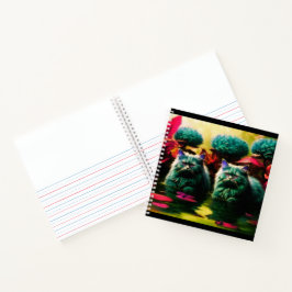 Cuaderno en espiral para amantes de los gatos