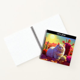 Cuaderno en espiral para amantes de los gatos
