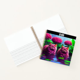 Cuaderno en espiral para amantes de los gatos