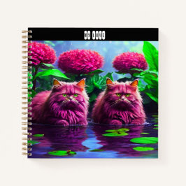 Cuaderno en espiral para amantes de los gatos