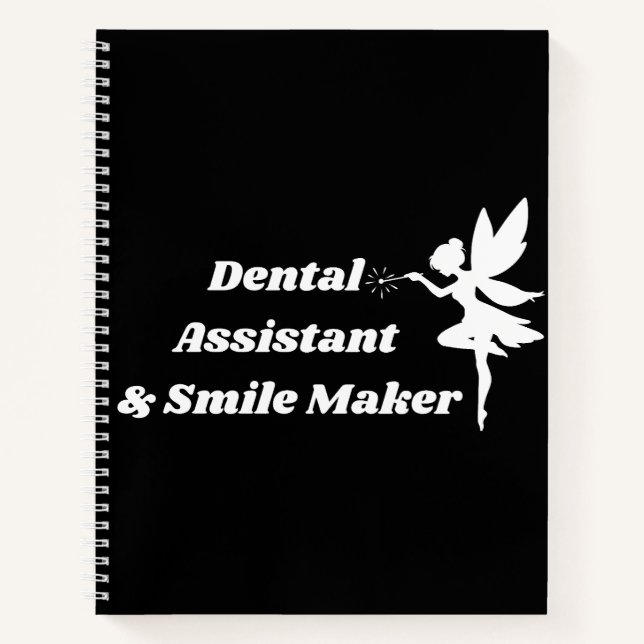 Cuaderno en espiral para Asistente Dental y Creado (Anverso)