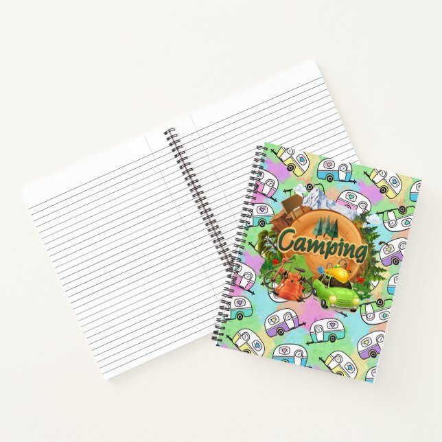 Cuaderno en espiral para camping en RV (Interior)