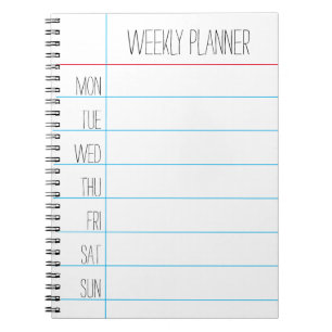 Cuaderno en espiral para clase del profesor