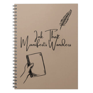 Cuaderno En Espiral Para Escritores Que Manifiesta