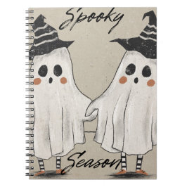 Cuaderno en espiral para la temporada espeluznante