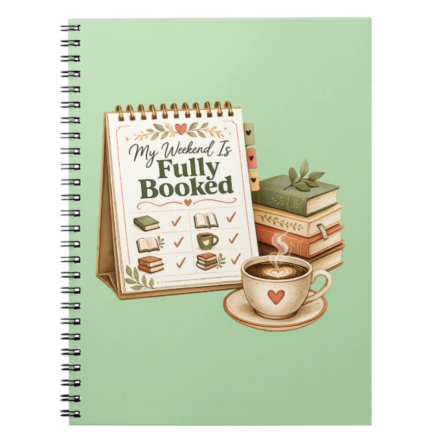 Cuaderno en espiral para lectores de fin de semana (Frente)
