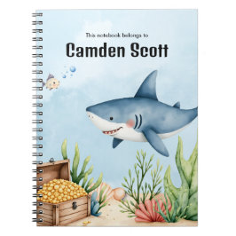 Cuaderno en espiral para niños Bajo el mar 