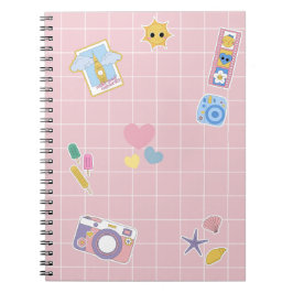 Cuaderno en espiral para niños con diseños hermoso