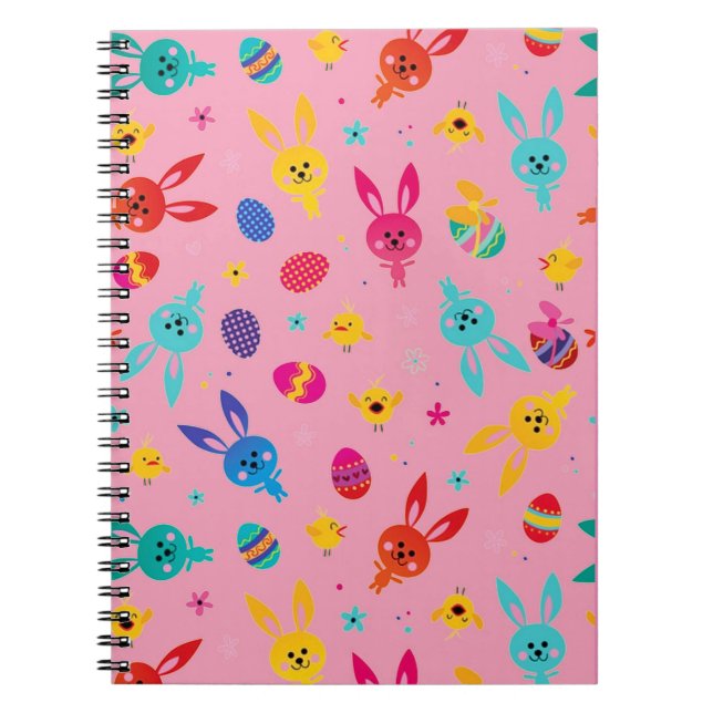 Cuaderno en espiral para niños de diseño divertido (Frente)