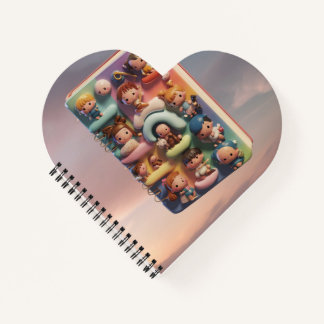 Cuaderno en espiral\Personajes Kawaii adorables pa
