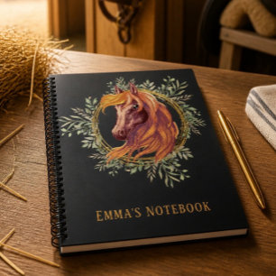 Cuaderno en espiral personalizado con cabeza de ca