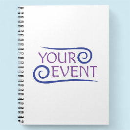 Cuaderno en espiral personalizado con logotipo del