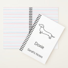 Cuaderno en espiral personalizado con nombre de Da