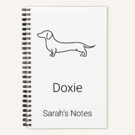 Cuaderno en espiral personalizado con nombre de Da