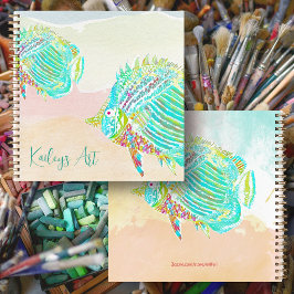 Cuaderno en espiral personalizado de artista coste