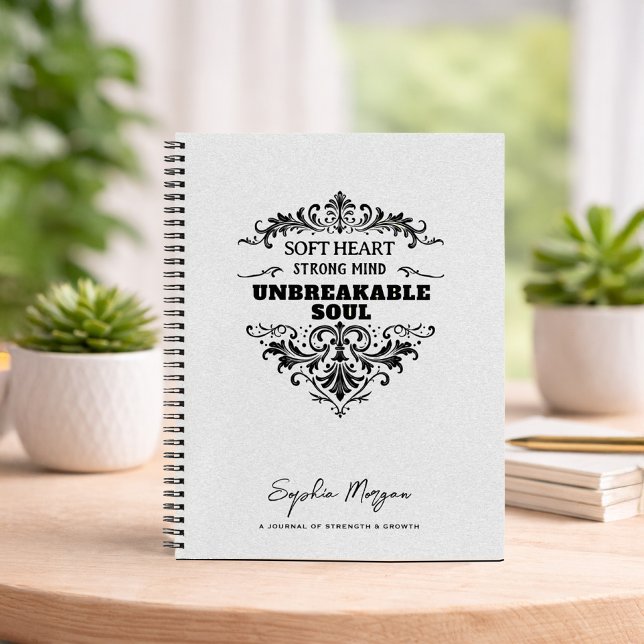 Cuaderno en espiral personalizado del alma irrompi (Subido por el creador)
