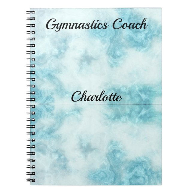 Cuaderno en espiral personalizado para entrenador  (Frente)