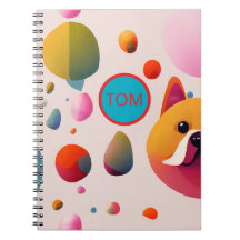 Cuaderno en espiral personalizado para niños con p