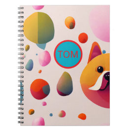 Cuaderno en espiral personalizado para niños con p