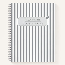 Cuaderno en espiral personalizado para niños de vu