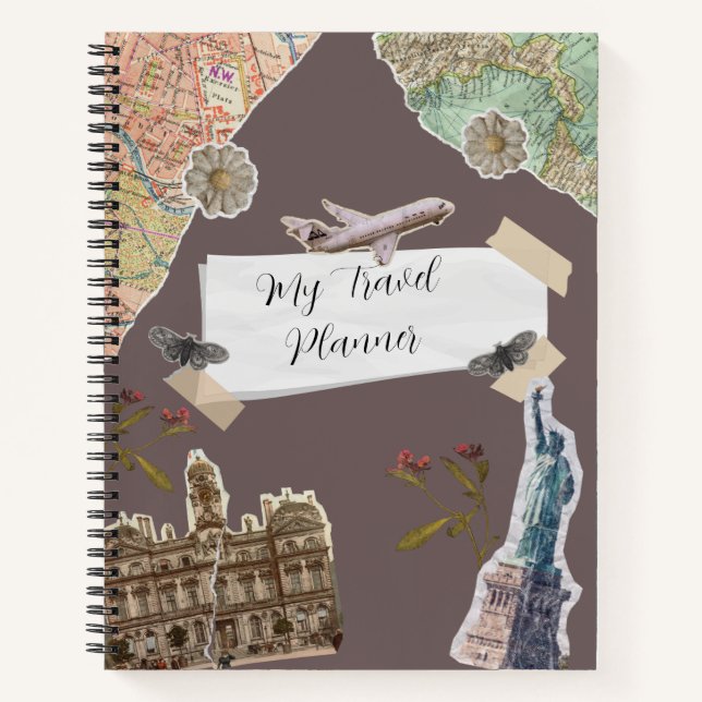 Cuaderno en espiral, Planificador, (Anverso)