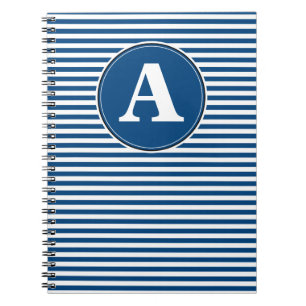 Cuaderno en espiral, plantilla de monograma person