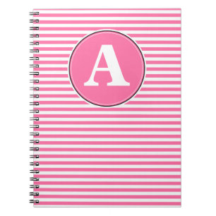 Cuaderno en espiral, plantilla de monograma person