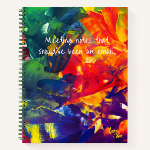 Cuaderno en espiral psicodélico SPWW, cuaderno en