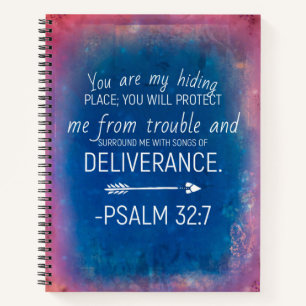 Cuaderno en espiral - Salmo 32:7