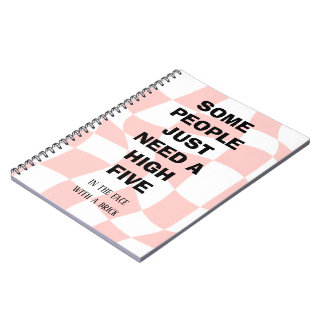 Cuaderno en espiral sarcástico