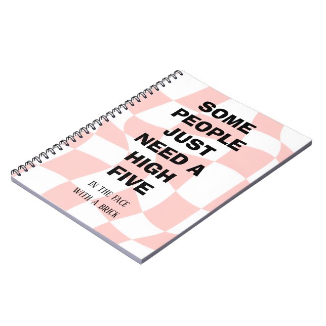 Cuaderno en espiral sarcástico (Lado Izquierdo)