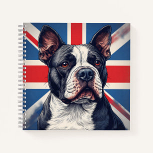 Cuaderno en espiral Staffordshire Bull Terrier Rei