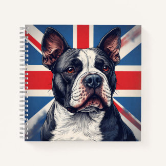 Cuaderno en espiral Staffordshire Bull Terrier Rei