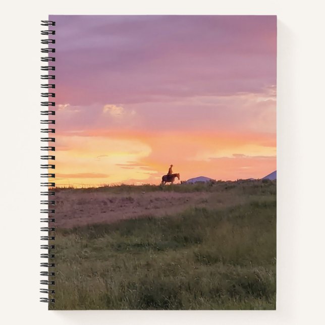 Cuaderno en espiral Sunset Ride (Anverso)