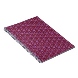 Cuaderno en espiral tonos de púrpura