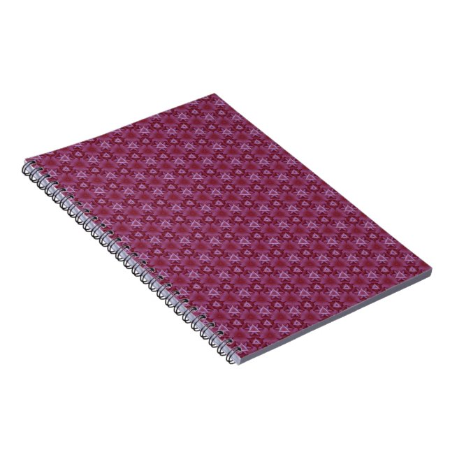 Cuaderno en espiral tonos de púrpura (Lado Derecho)