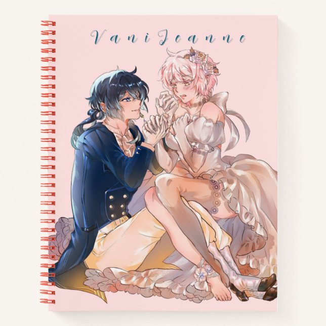 Cuaderno en espiral vanijeanne (Anverso)