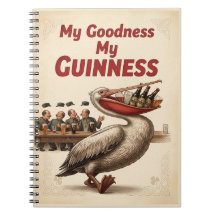 Cuaderno en espiral vintage "My Goodness My Guinne
