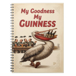 Cuaderno en espiral vintage "My Goodness My Guinne