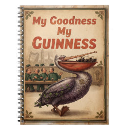 Cuaderno en espiral vintage "My Goodness My Guinne