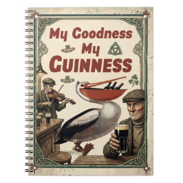 Cuaderno en espiral vintage "My Goodness My Guinne