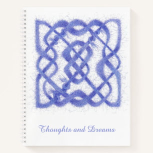 Cuaderno en espiral VIOLET CELTIC KNOT 22 x 28 cm