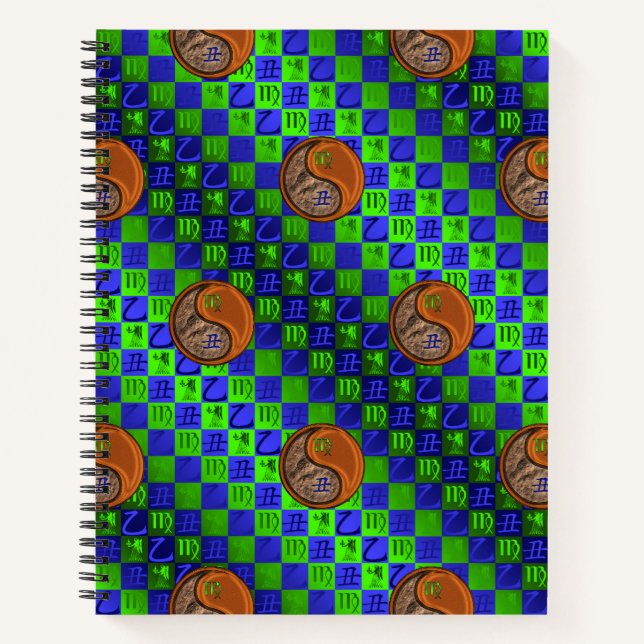 Cuaderno en espiral Virgo & Buey de Madera (Anverso)