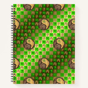 Cuaderno en espiral Virgo & Rata de Fuego