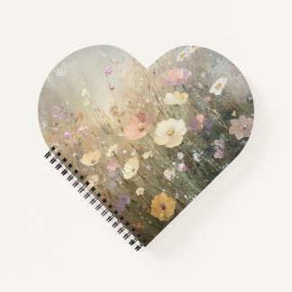 Cuaderno en forma de corazón